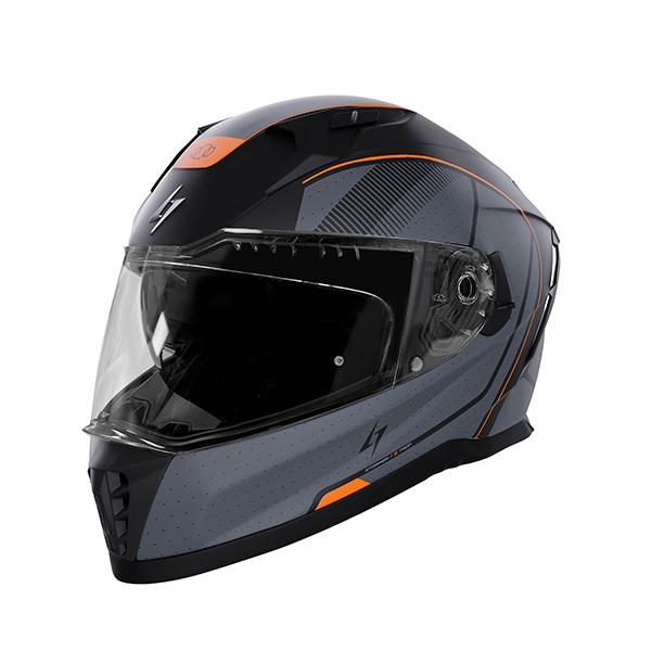 Kask Stormer Blaster Tron Neon Orange