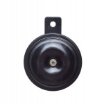 Klakson motocyklowy czarny 87mm - 6V