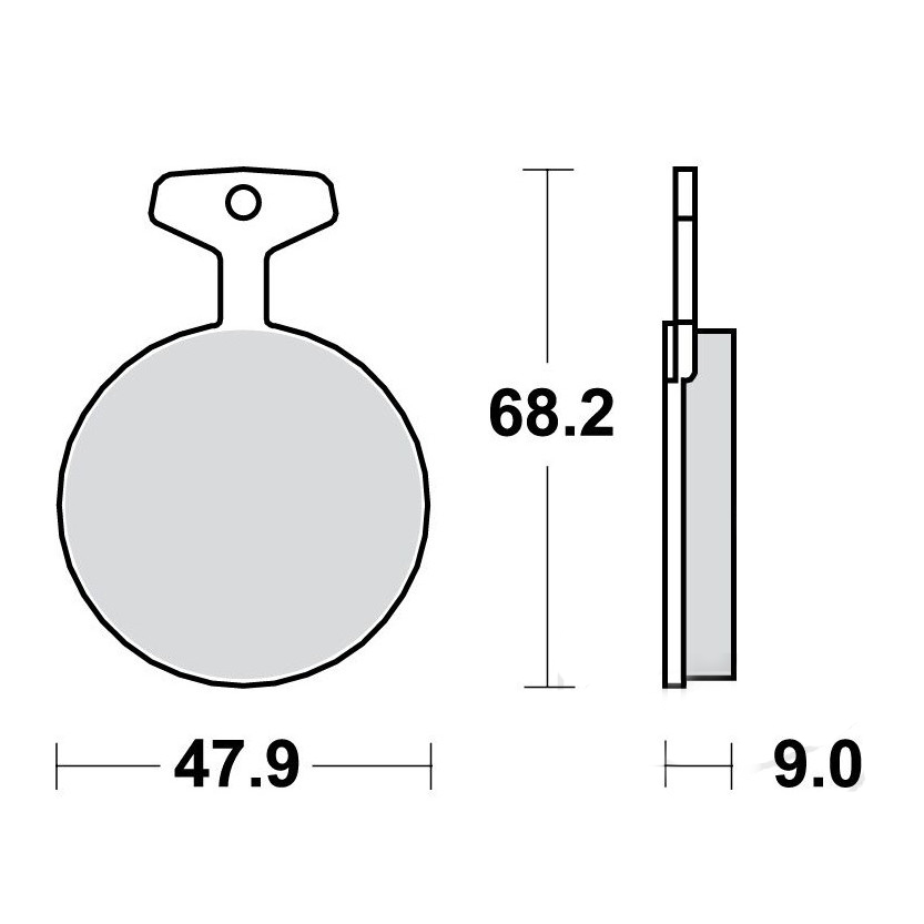 Klocki hamulcowe TRW MCB44 Yamaha RD / XS