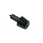 Końcówki kierownicy czarne 22 mm