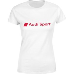  Koszulka damska Audi sport Motoryzacja S-line RS biała