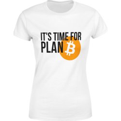  Koszulka damska Bit Coin - Plan B biała