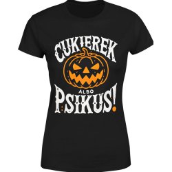  Koszulka damska Cukierek albo psikus Halloween