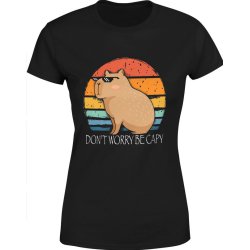  Koszulka damska Kapibara Don't Worry Be Capy Capybara