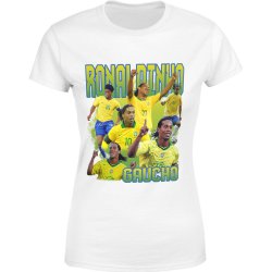  Koszulka damska Ronaldinho piłkarska biała