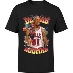  Koszulka męska Chicago Bulls Dennis Rodman Nba Vintage Y2k