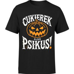  Koszulka męska Cukierek albo psikus Halloween