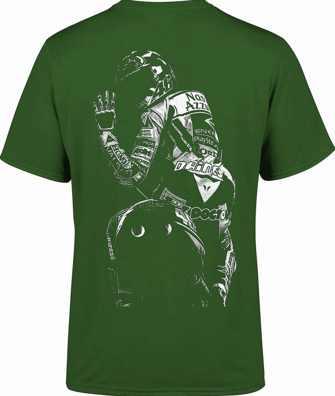Koszulka męska Motocyklista zielona