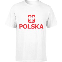  Koszulka męska Polska Kibica Reprezentacja biała