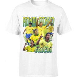  Koszulka męska Ronaldinho piłkarska biała