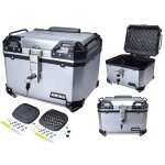 Kufer 45L 43.5x38x34 cm Adventure Srebrny