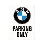 Magnes na lodówkę BMW - Parking Only White