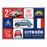 Magnesy (9szt) Citroen 2CV C`est