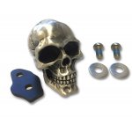 Metalowa ozdoba/ Ornament na błotnik, maskę - Czaszka Old School