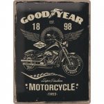Metalowy Plakat 30 x 40cm Goodyear Motorcycle