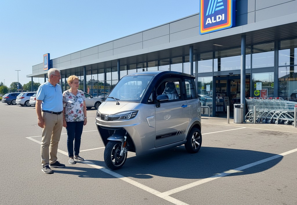 Motorower elektryczny trójkołowy zabudowany IML ARIEL 3000W na kat AM 2 os.