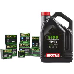 Olej Motul 5100 Ester 10W40 4l + Filtr HifloFiltro GRATIS!