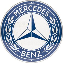  Plakat okrągły 35cm Mercedes Benz