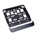 Ramka tablicy rejestracyjnej czarna skuter motorower