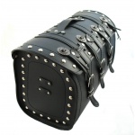 Sakwy skórzane bardzo duży kufer torba 65 cm