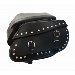 Skórzane sakwy motocyklowe 42x26x18cm
