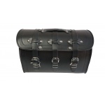 Skórzany kufer 65 cm + zamek bez ćwieków