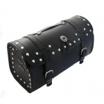 Skórzany kufer 50 cm z ćwiekami