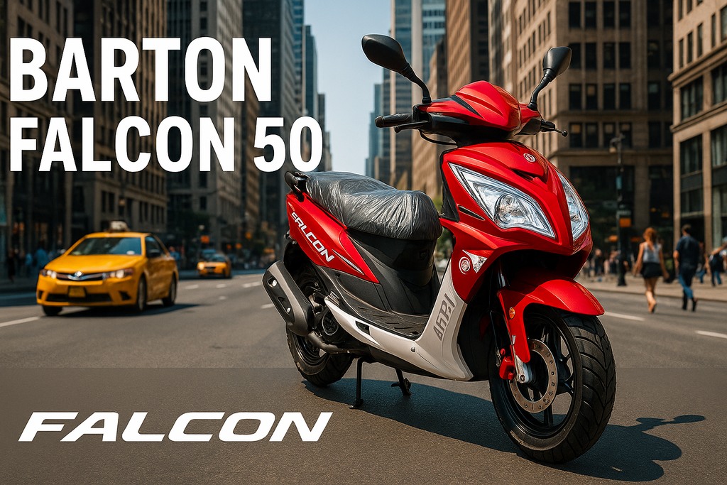 Skuter Barton Falcon 50ccm 2025 E5+ dostawa pod dom