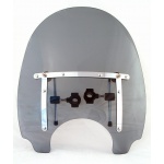 Szyba motocyklowa WINDSHIELD II uniwersalna do chopperów 560x480 przyciemniana