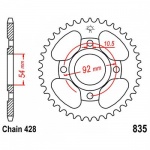 Zębatka tylna 835-48, 48 zębów, rozmiar 428
